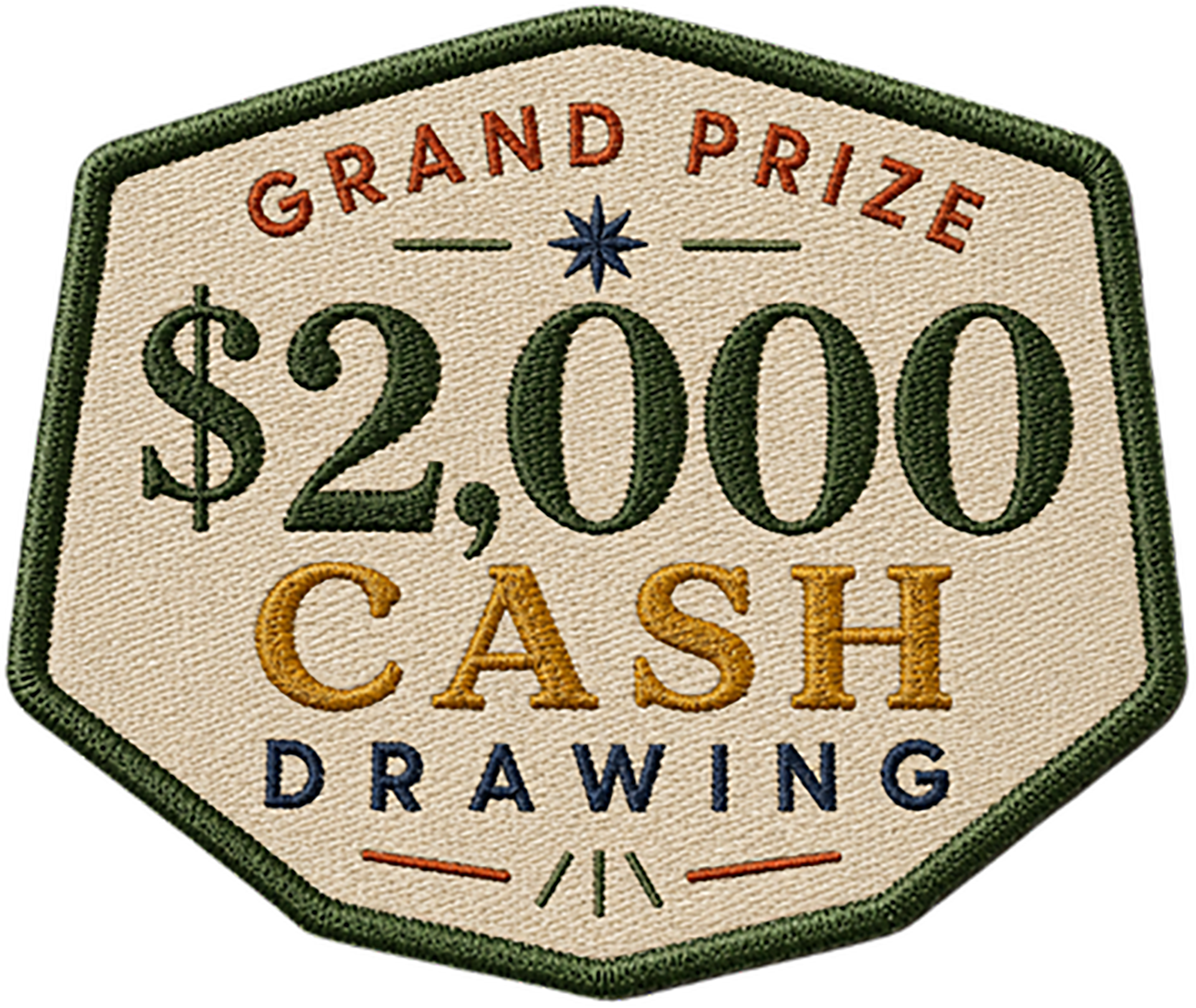 $2,000 Cash Grand Prize