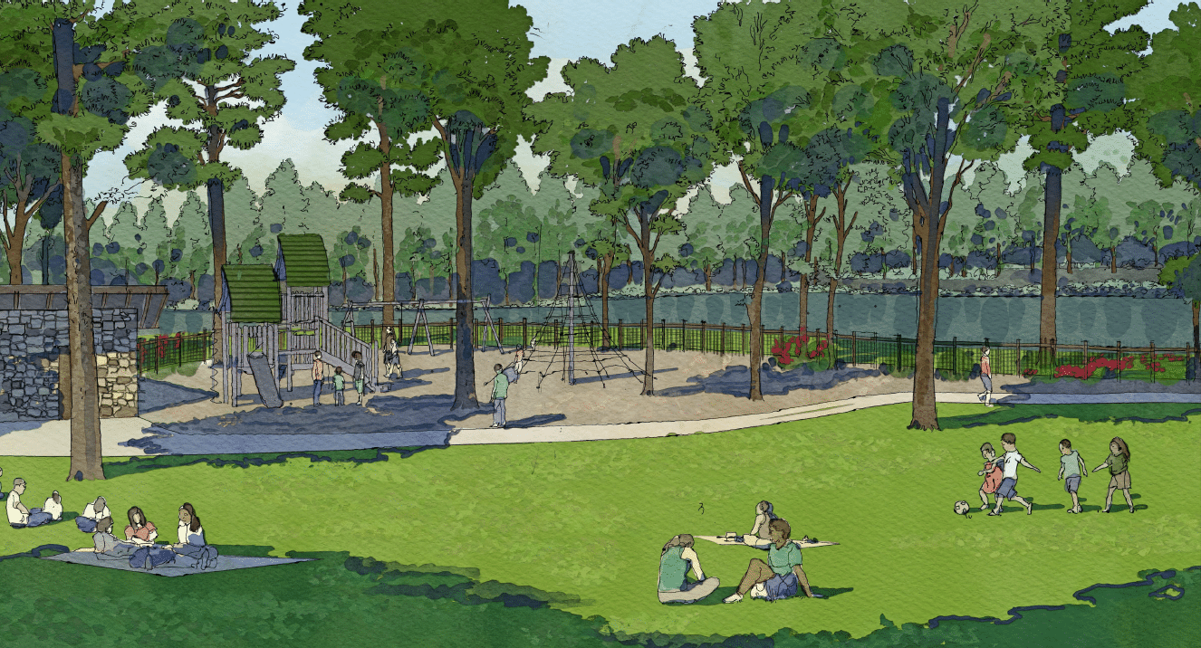 Mirror Lake Park New Park In Montgomery County The Highlands