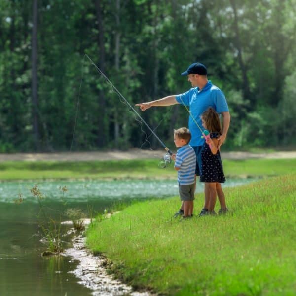 Fishing on Mirror Lake