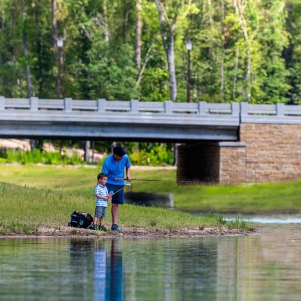 Fishing on Mirror Lake