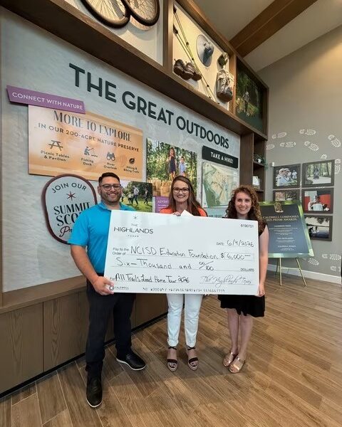 The Highlands All trails Lead Home New Caney ISD Donation