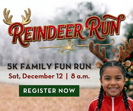 The highlands reindeer run event homepage popup